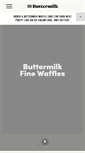 Mobile Screenshot of buttermilkfinewaffles.com